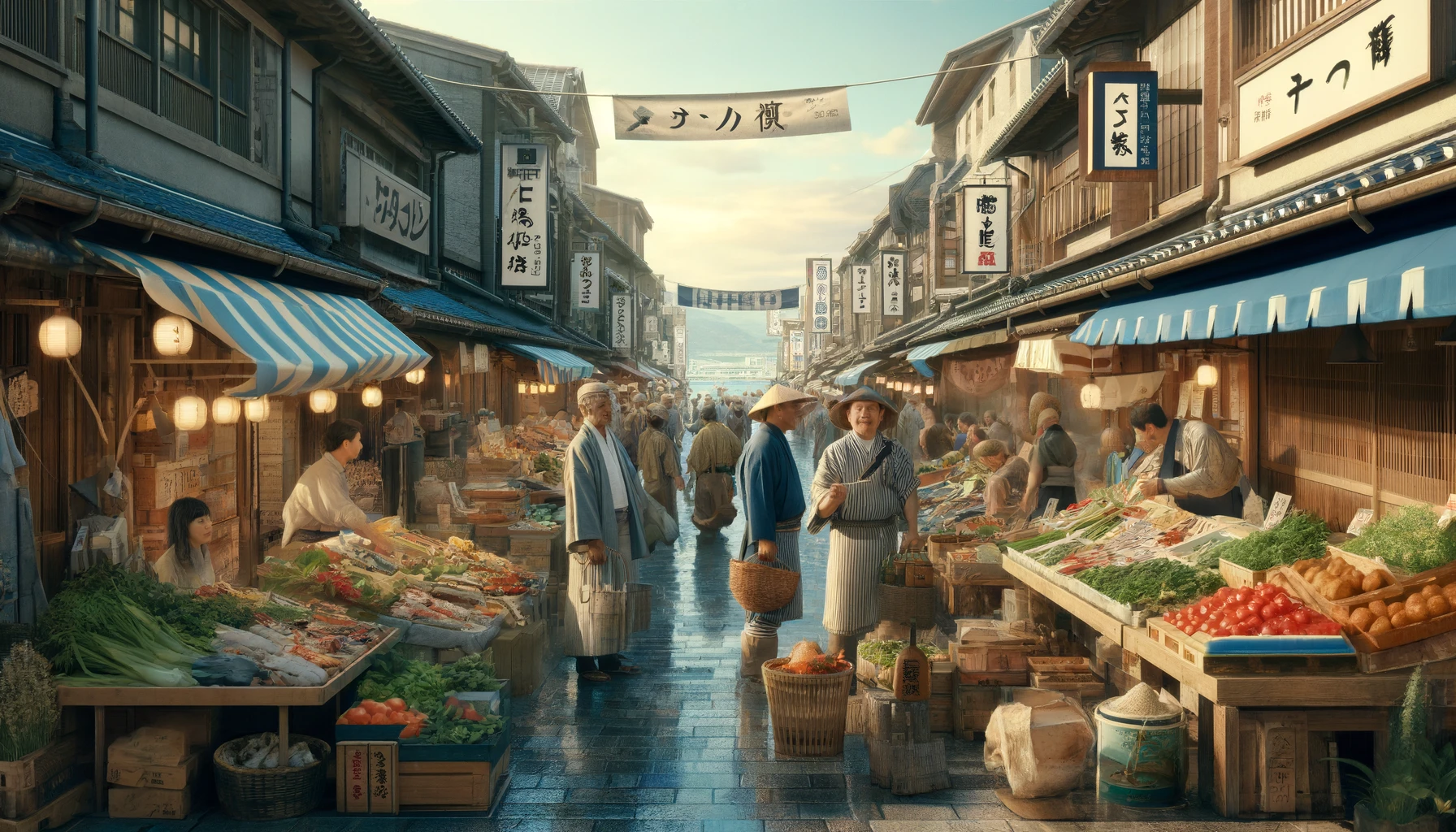 【佐賀県 観光名所】呼子朝市（唐津市）- 大正時代から続く伝統的な朝市。